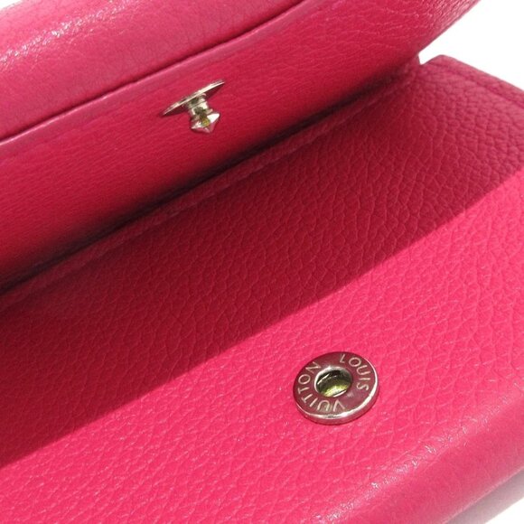 LOUIS VUITTON Portefeiulle Lock Mini Hot Pink Lockme 349-080625 - Picture 8 of 13